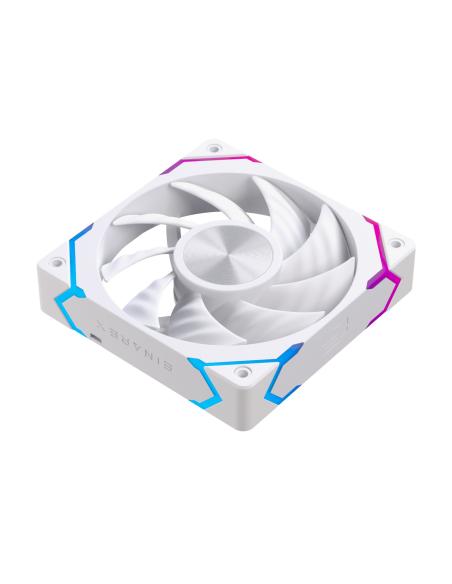 VENTILADOR CAJA ADICIONAL EINAREX EX12C ARGB EXFN-12CS21-W BLANCO 120MM