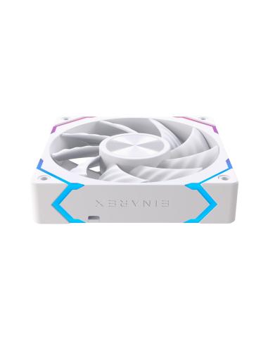 VENTILADOR CAJA ADICIONAL EINAREX EX12C ARGB EXFN-12CS21-W BLANCO 120MM