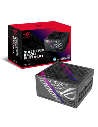 ASUS ROG STRIX-1000P-GAMING unidad de fuente de alimentación 1000 W 20+4 pin ATX ATX Negro, Plata