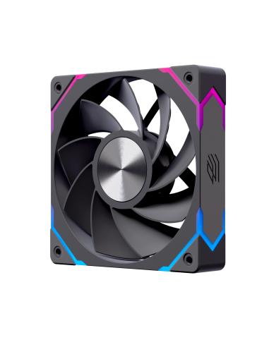 VENTILADOR CAJA ADICIONAL EINAREX EX12CI ARGB EXFN-12CS21-B NEGRO 120MM INVERTIDO