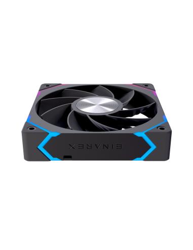 VENTILADOR CAJA ADICIONAL EINAREX EX12CI ARGB EXFN-12CS21-B NEGRO 120MM INVERTIDO