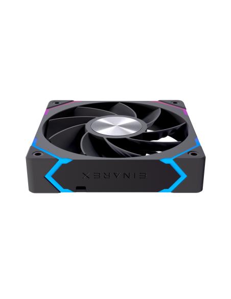 VENTILADOR CAJA ADICIONAL EINAREX EX12CI ARGB EXFN-12CS21-B NEGRO 120MM INVERTIDO