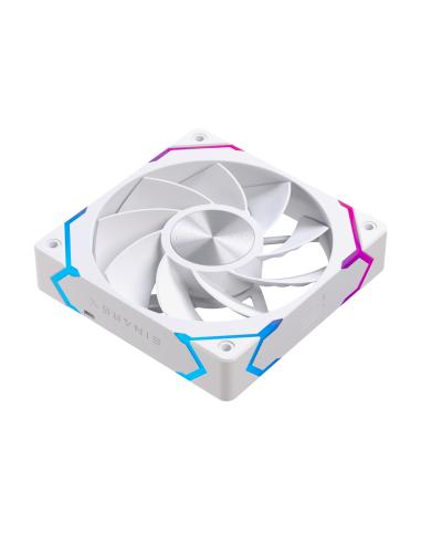 VENTILADOR CAJA ADICIONAL EINAREX EX12CI ARGB EXFN-12CS21-W BLANCO 120MM INVERTID