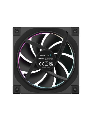 VENTILADOR CAJA ADICIONAL 12X12 DEEPCOOL FL12 ARGB NEGRO R-FL12-BKAPN1-G