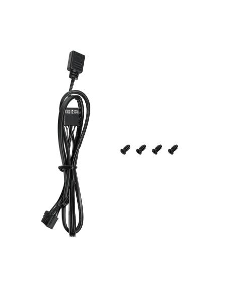 VENTILADOR CAJA ADICIONAL 12X12 DEEPCOOL FL12 ARGB NEGRO R-FL12-BKAPN1-G