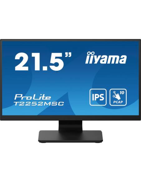 MONITOR IIYAMA 21.5INCH BONDED PCAP 10P TOUCH WITH ANTI-FINGER PRINT COATING 1920X1080 IPS-SLIM
