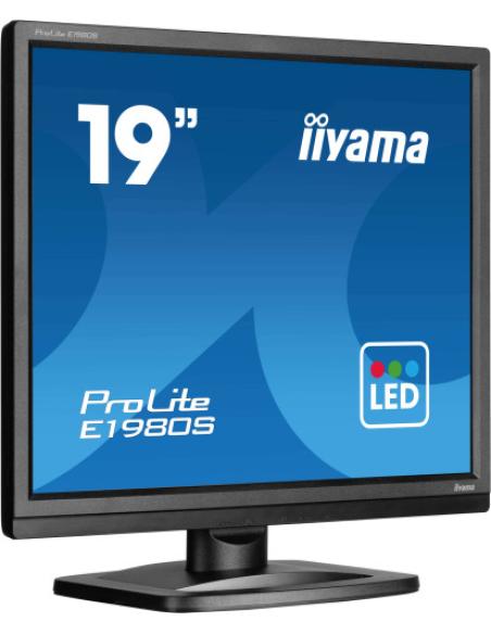 MONITOR IIYAMA 5:4, 48,3CM (19''), 1280X1024 PÍXELES, 5MS, LUMINOSIDAD: 250CD, ÁNGULO VISUAL: 170/160° (H/V), CONTRASTE: 1000:1,