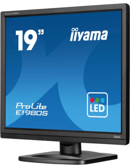 MONITOR IIYAMA 5:4, 48,3CM (19''), 1280X1024 PÍXELES, 5MS, LUMINOSIDAD: 250CD, ÁNGULO VISUAL: 170/160° (H/V), CONTRASTE: 1000:1,