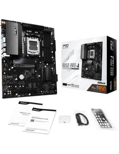 PLACA ASROCK B850 PRO-A,AMD,AM5,B850,USB20G,ATX