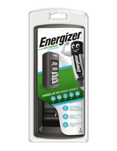 CARGADOR UNIVERSAL PILAS RECARGABLES AA/AAA/C/D/9V ENERGIZER E301335801