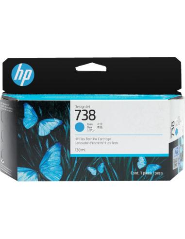 HP DESIGNJET 738 CARTUCHO CIAN 130ML