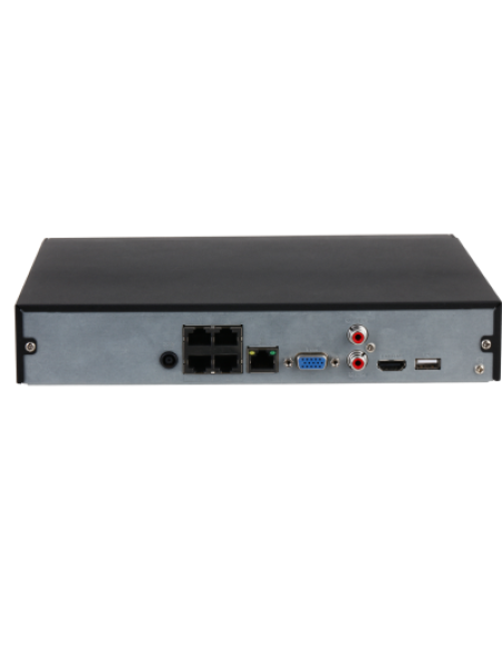 (DHI-NVR4104HS-P-4KS3) DAHUA GRABADOR IP SERIE 4, COMPACT 1U, 4 CANALES, 4K, 1 HDD