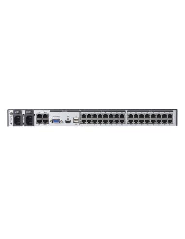 ATEN SWITCH KVM POR IP MULTI-INTERFAZ CAT 5 DE 32 PUERTOS CON ACCESO COMPARTIDO DESDE CONSOLAS LOCAL/REMOTA (KH1508AI-AX-G)