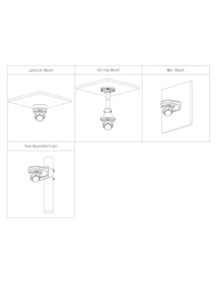 (DH-IPC-HDW3449QMP-S-IL-0280B) DAHUA CAMARA IP TURRET WIZSENSE SERIE 3 4MP CON INTELIGENCIA ARTIFICIAL PAL FULL-COLOR 2.8MM