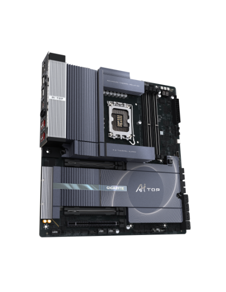 PLACA GIGABYTE Z890 AI TOP,INTEL,1851,Z890,4DDR5,256GB,HDMI+DP+2THUNDERBOLT,8SATA3+4M.2,2LAN10GB+WIFI7+BT5.3,1USB4+12USB3.2,E-AT