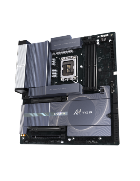 PLACA GIGABYTE Z890 AI TOP,INTEL,1851,Z890,4DDR5,256GB,HDMI+DP+2THUNDERBOLT,8SATA3+4M.2,2LAN10GB+WIFI7+BT5.3,1USB4+12USB3.2,E-AT