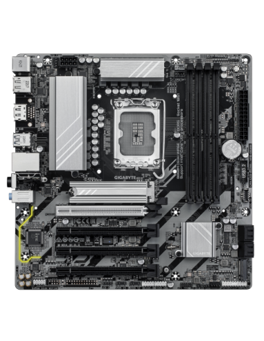 GIGABYTE B860M DS3H WIFI6E Placa base - CPUs Intel Core Ultra, VRM de 5+1+2+1 fases, hasta 9066MHz DDR5, 1xPCIe 5.0 + 1xPCIe 4.0