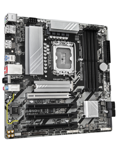GIGABYTE B860M DS3H WIFI6E Placa base - CPUs Intel Core Ultra, VRM de 5+1+2+1 fases, hasta 9066MHz DDR5, 1xPCIe 5.0 + 1xPCIe 4.0