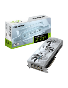 GIGABYTE GeForce RTX 5070 Ti EAGLE OC ICE SFF 16G Tarjeta Gráfica - 16GB GDDR7, 256 bits, PCI-E 5.0, XXXX MHz Core Clock, 3 x DP