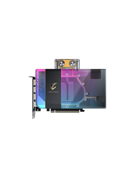 GIGABYTE AORUS GeForce RTX 5080 XTREME WATERFORCE WB 16G Tarjeta Gráfica - 16GB GDDR7, 256 bits, PCI-E 5.0, 2805MHz Core Clock, 