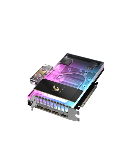 GIGABYTE AORUS GeForce RTX 5080 XTREME WATERFORCE WB 16G Tarjeta Gráfica - 16GB GDDR7, 256 bits, PCI-E 5.0, 2805MHz Core Clock, 