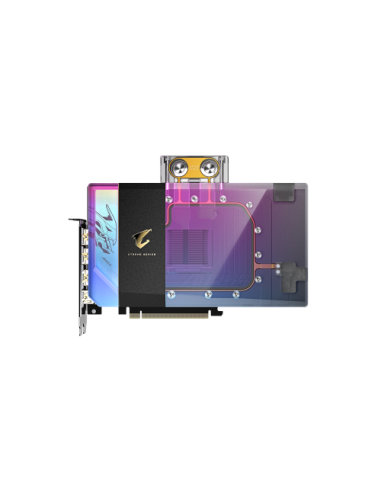 GIGABYTE AORUS GeForce RTX 5090 XTREME WATERFORCE WB 32G Tarjeta Gráfica - 32 GB GDDR7, 512 bits, PCI-E 5.0, 2655 MHz Frecuencia