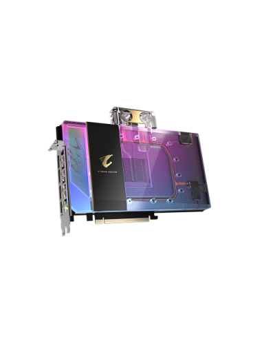 GIGABYTE AORUS GeForce RTX 5090 XTREME WATERFORCE WB 32G Tarjeta Gráfica - 32 GB GDDR7, 512 bits, PCI-E 5.0, 2655 MHz Frecuencia
