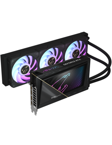 GIGABYTE AORUS GeForce RTX 5090 XTREME WATERFORCE 32G Tarjeta Gráfica - 32 GB GDDR7, 512 bits, PCI-E 5.0, 2655 MHz Frecuencia Ba