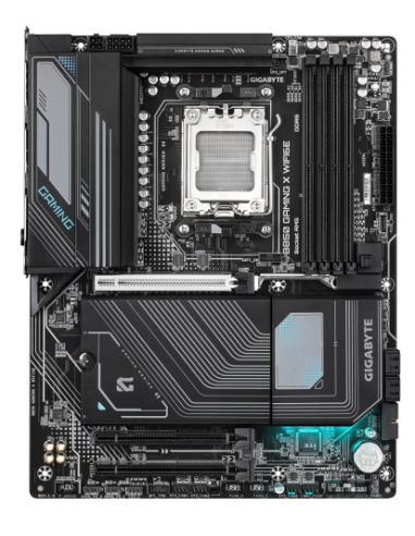 GIGABYTE B850 GAMING X WIFI6E Placa Base - Procesadores AMD Ryzen Serie 9000, VRM digital de 12+2+2 fases, hasta 8200MHz DDR5 (O