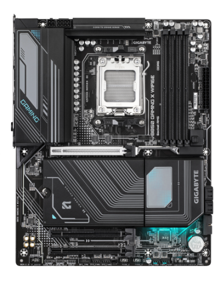 GIGABYTE B850 GAMING X WIFI6E Placa Base - Procesadores AMD Ryzen Serie 9000, VRM digital de 12+2+2 fases, hasta 8200MHz DDR5 (O