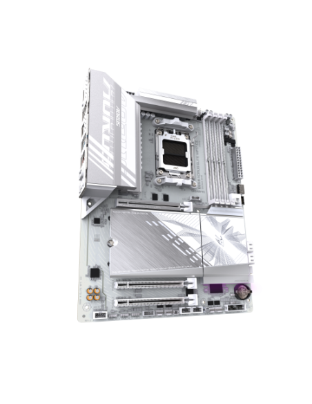GIGABYTE B850 AORUS ELITE WIFI7 ICE Placa Base - Procesadores AMD Ryzen Serie 9000, VRM digital de 12+2+1 fases, hasta 8200MHz D