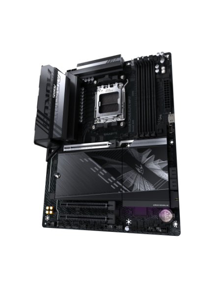 GIGABYTE B850 AORUS ELITE WIFI7 Placa Base - Procesadores AMD Ryzen Serie 9000, VRM digital de 14+2+2 fases, hasta 8200MHz DDR5 