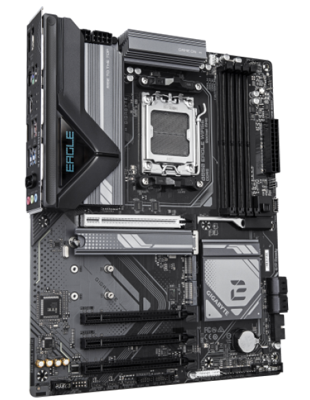 GIGABYTE B850 EAGLE WIFI6E Placa Base - Procesadores AMD Ryzen Serie 9000, VRM digital de 8+2+2 fases, hasta 8200MHz DDR5 (OC), 