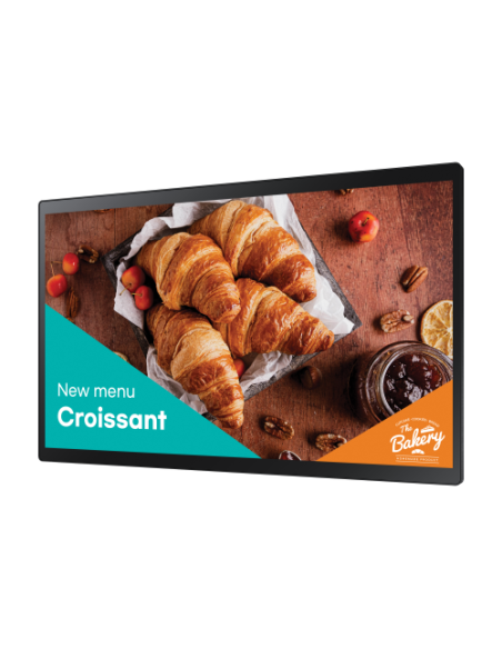 Samsung QB24C-T Pantalla plana para señalización digital 61 cm (24") LED Wifi 250 cd / m² Full HD Negro Pantalla táctil Procesad