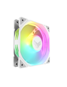 ASUS TUF GAMING TR120 ARGB REVERSE 3IN1 White Carcasa del ordenador Refrigerador de aire 12 cm Blanco 2