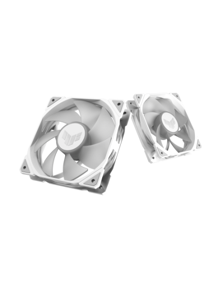ASUS TUF GAMING TR120 ARGB REVERSE 3IN1 White Carcasa del ordenador Refrigerador de aire 12 cm Blanco