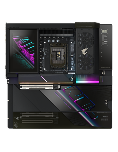 GIGABYTE Z890 AORUS XTREME AI TOP Placa Base - Compatible con CPUs Intel Core Ultra (Serie 2), VRM de 22+1+2 fases, hasta 9500MH