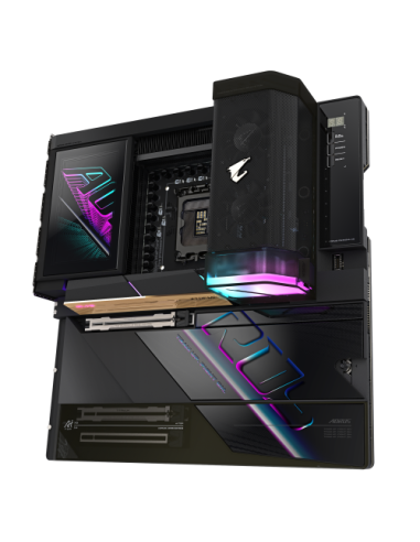 GIGABYTE Z890 AORUS XTREME AI TOP Placa Base - Compatible con CPUs Intel Core Ultra (Serie 2), VRM de 22+1+2 fases, hasta 9500MH
