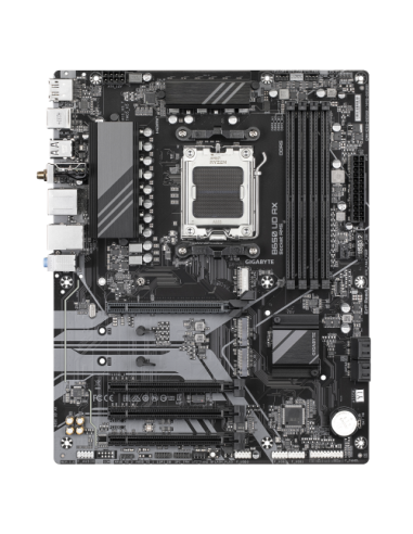 GIGABYTE B650 UD AX Placa Base - Compatible con CPUs AMD Ryzen Serie 9000, VRM de 6+2+2 fases, hasta 7600MHz DDR5 (OC), 1x PCIe 
