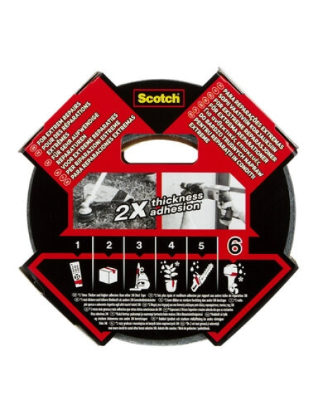ROLLO CINTA AMERICANA ALTAS PRESTACIONES EXTREMIUM ULTRA DT17 NEGRO 48MM X 25M SCTOCH 7100205699