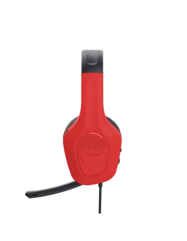 Trust GXT 416S Zirox Auriculares Alámbrico Diadema Juego Negro, Cian, Rojo