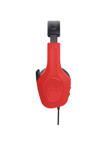 Trust GXT 416S Zirox Auriculares Alámbrico Diadema Juego Negro, Cian, Rojo