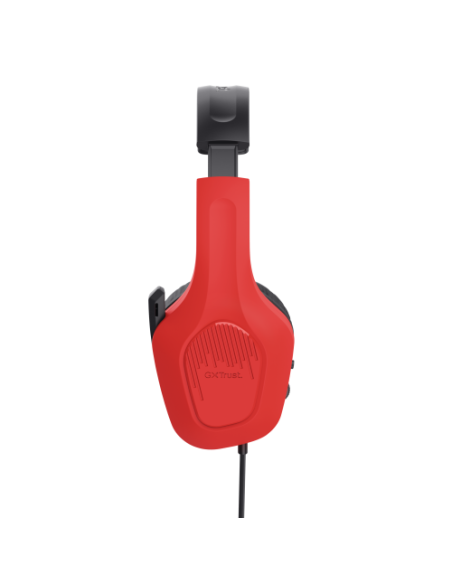 Trust GXT 416S Zirox Auriculares Alámbrico Diadema Juego Negro, Cian, Rojo