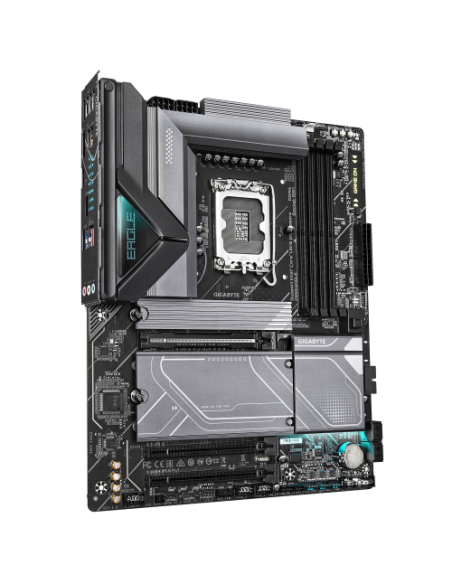 GIGABYTE Z890 EAGLE Placa Base - Compatible con CPUs Intel Core Ultra (Serie 2), VRM de 14+1+2 fases, hasta 8800MHz DDR5 (OC), 1