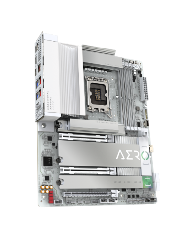 GIGABYTE Placa base Z890 AERO G - Compatible con CPUs Intel Core Ultra (Serie 2), VRM de 16+1+2 fases, hasta 8800MHz DDR5 (OC), 