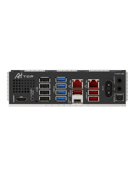 PLACA GIGABYTE B850 AI TOP,AMD,AM5,B850,4DDR5,256GB,1HDMI+USB-C,4SATA3+3M.2,2X10GBELAN+WIFI7+BT5.4,7USB3.2,ATX