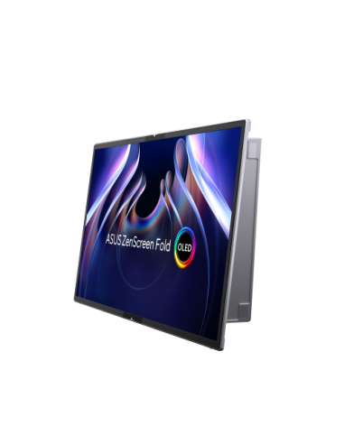 ASUS ZenScreen Fold OLED MQ17QH pantalla para PC 43,9 cm (17.3") 2560 x 1920 Pixeles Quad HD Plata