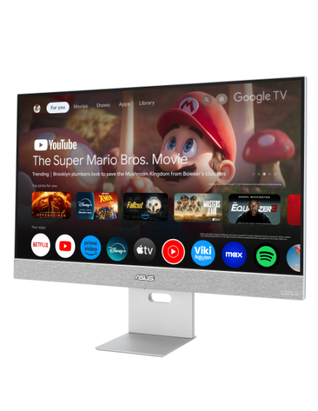 ASUS ZenScreen Smart Monitor MS27UC pantalla para PC 68,6 cm (27") 3840 x 2160 Pixeles 4K Ultra HD LCD Gris