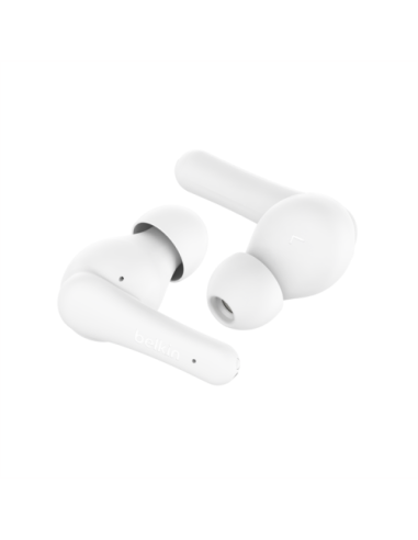 Belkin SoundForm Rhythm Auriculares Inalámbrico Dentro de oído Llamadas/Música MicroUSB Bluetooth Blanco