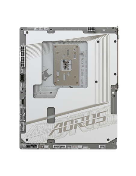 GIGABYTE B650E AORUS STEALTH ICE - Compatible con CPUs AMD Ryzen 9000, VRM de 12+2+2 fases, hasta 8000MHz DDR5 (OC), 1xPCIe 5.0 